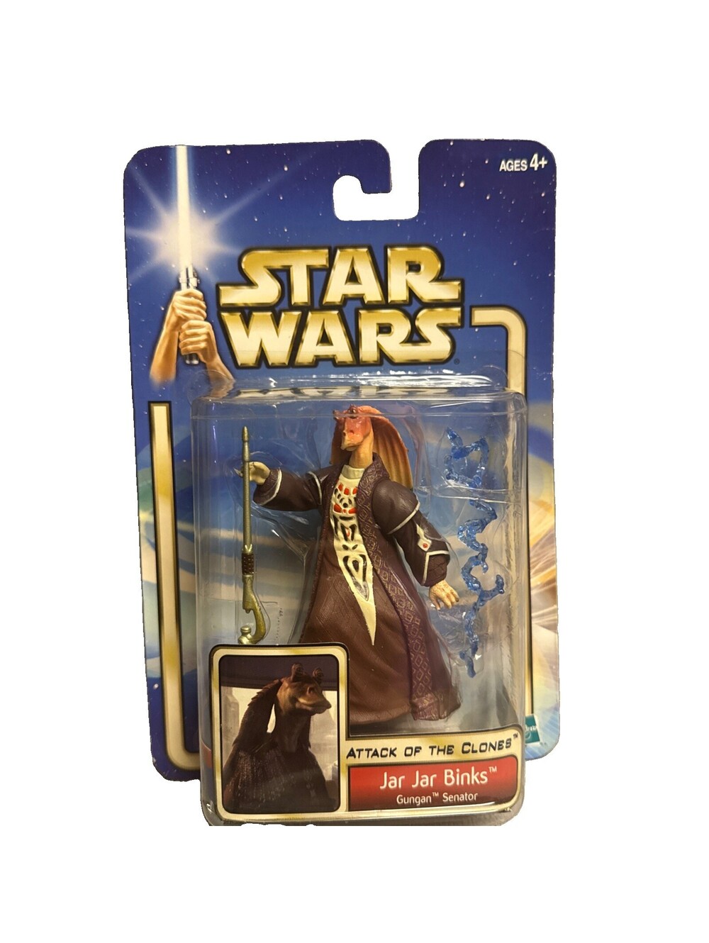 Hasbro Star Wars Attack of the Clones: Jar Jar Binks #24 Gungan Senator 2002